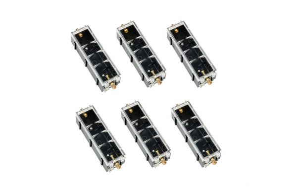 6-Pack ,1 Slot 18650 Battery Holder Slot