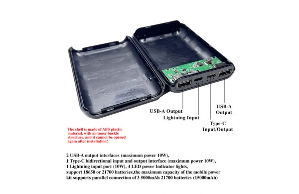 DIY Battery-Free Power Bank Kit detail