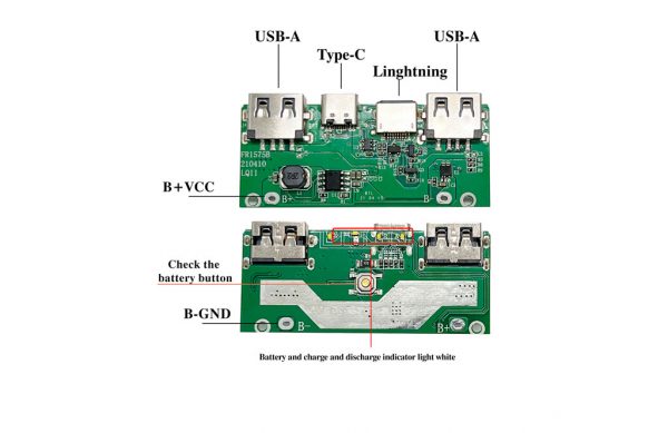 DIY Battery-Free Power Bank Kit detail