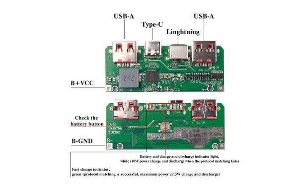 DIY Battery-Free Power Bank Kit detail