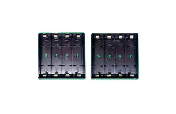 4 slots 21700 Battery Holder with PCB front detail