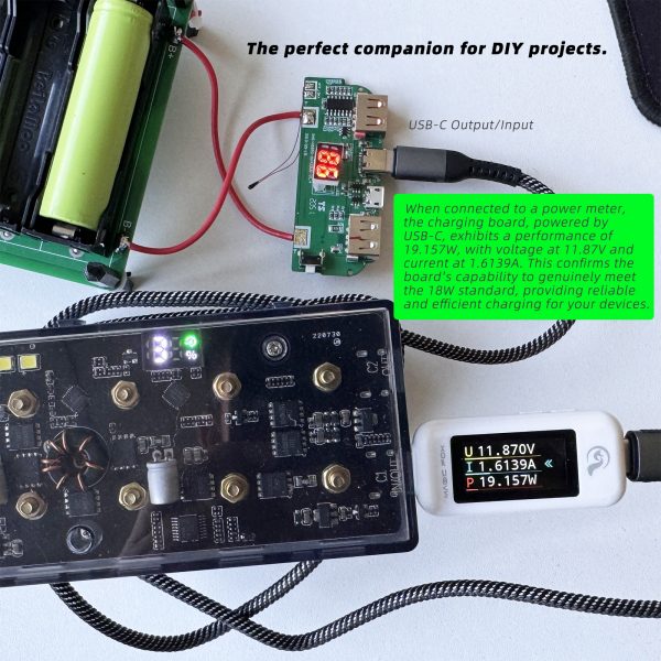 DIY USB Power Bank Board test